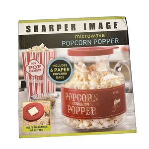 SHARPER IMAGE MICROWAVE POPCORN POPPER